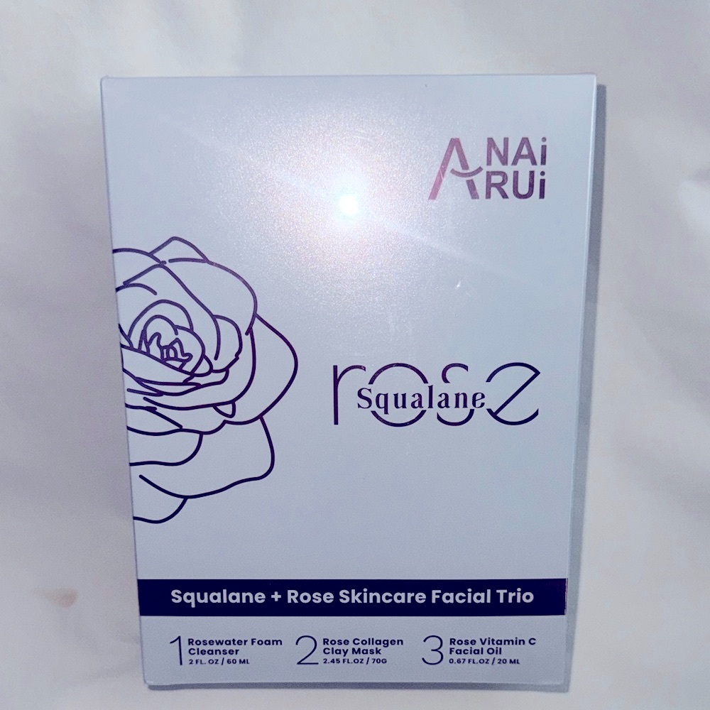 ANAI RUI Squalane + Rose Skincare Facial Trio